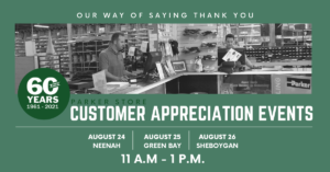 Invitation to customer appreciation events